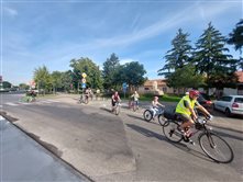 Výlet na bicykloch 2022 - dekoratívna grafika